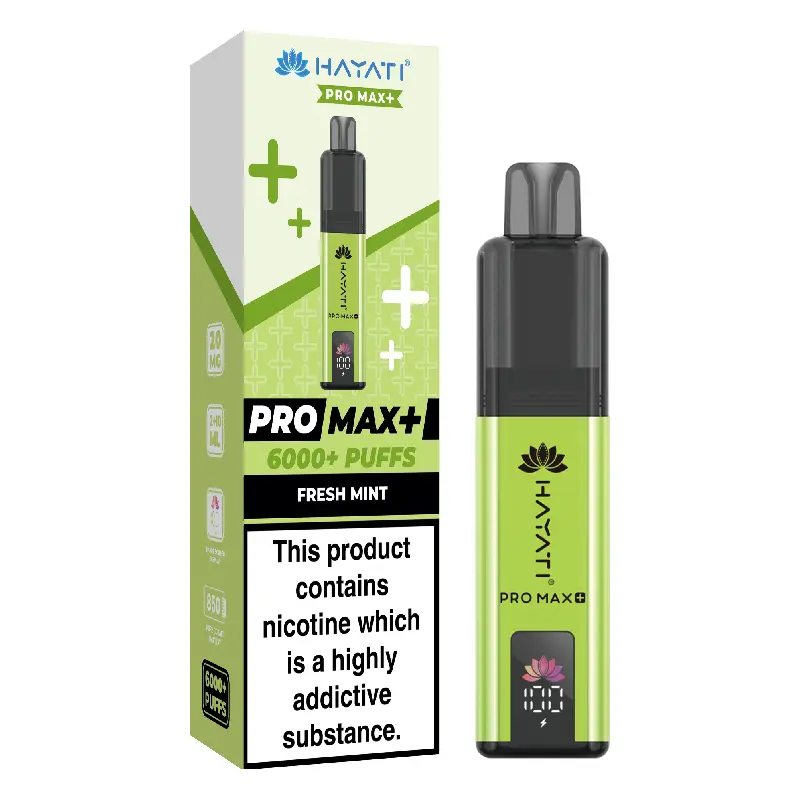 Fresh Mint Hayati Pro Max Plus 6K Prefilled Pod Vape Kit